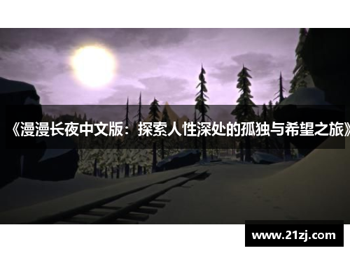 《漫漫长夜中文版:探索人性深处的孤独与希望之旅》